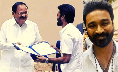 Dhanush receives his 2nd National Award at the 67th National Film ...