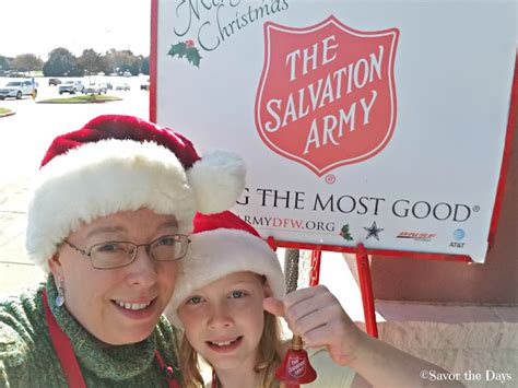 Savor The Days: Salvation Army Bell Ringer {Volunteer Opportunities for Kids}