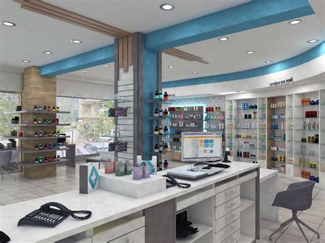 Modern Pharmacy Interior Design : The Functional Display Solution For Medicine Store