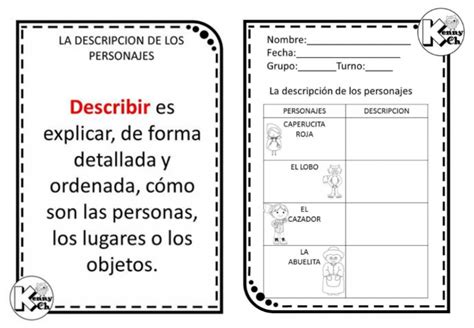 juegos para trabajar la descripcion en primaria - Búsqueda de Google | Descripción de personajes ...