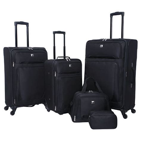 Skyline 5pc Softside Luggage Set - Black : Target