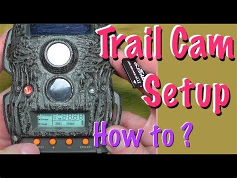 TRAIL CAM SETUP - How to - YouTube