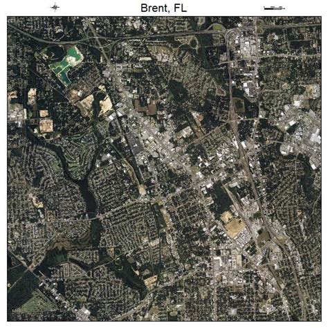 Aerial Photography Map of Brent, FL Florida