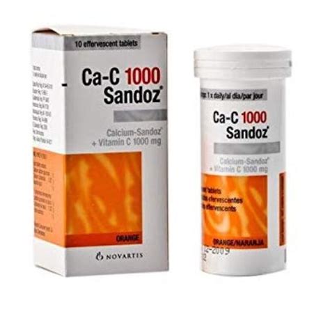 CALCIUM SANDOZ 1000 TABS 10`S – MedMarket Pharmacy