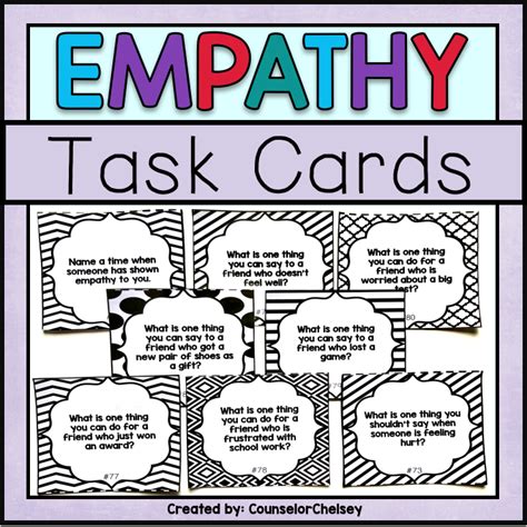 Empathy Discussion Cards For Kids | Empathy activities, Empathy lessons, Coping skills activities