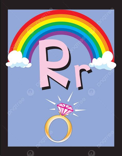 Flash Card Letter R Nouns Cartoon Letter Lower Vector, Cartoon, Letter, Lower PNG and Vector ...