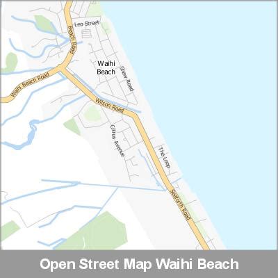 2020 Street Map Waihi Beach - Digital Maps