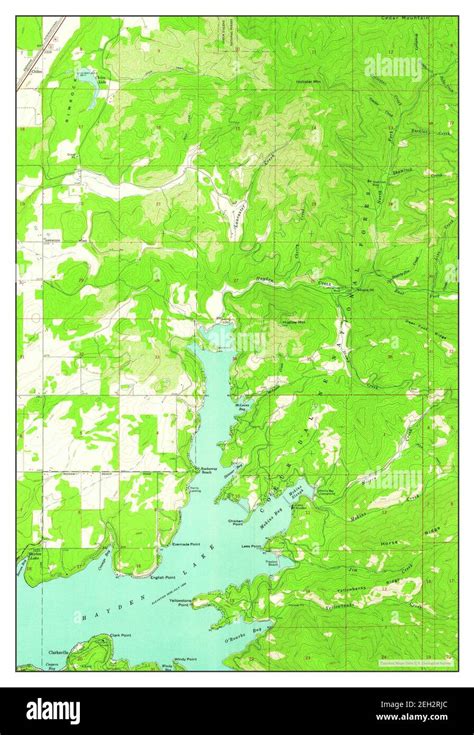 Hayden Lake, Idaho, map 1961, 1:24000, United States of America by ...