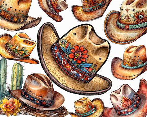 20 Cowboy Hat Png Western Clipart Graphics With Transparent Background ...