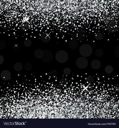 Shiny silver glitter on black background. Download a Free Preview or High Quality Adobe ...