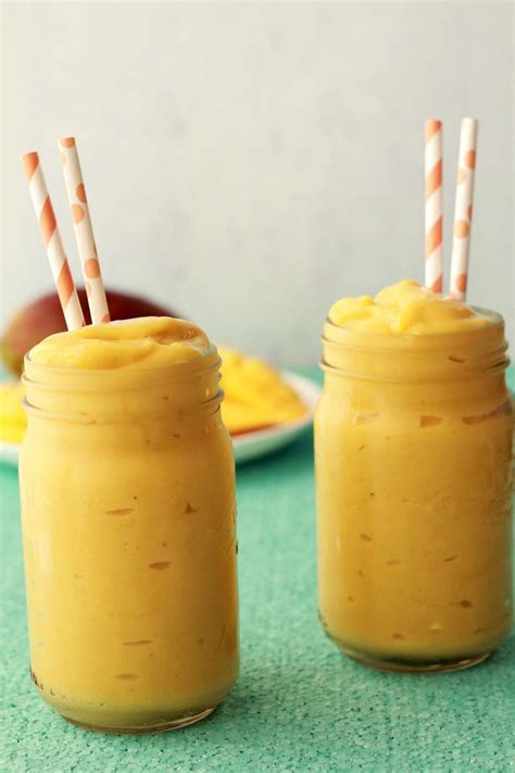 Mango Smoothie - 2 Ingredients and 5 minutes! - Loving It Vegan