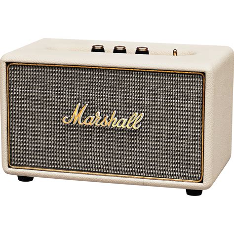 Marshall Audio Acton Bluetooth Speaker (Cream) 4090987 B&H Photo