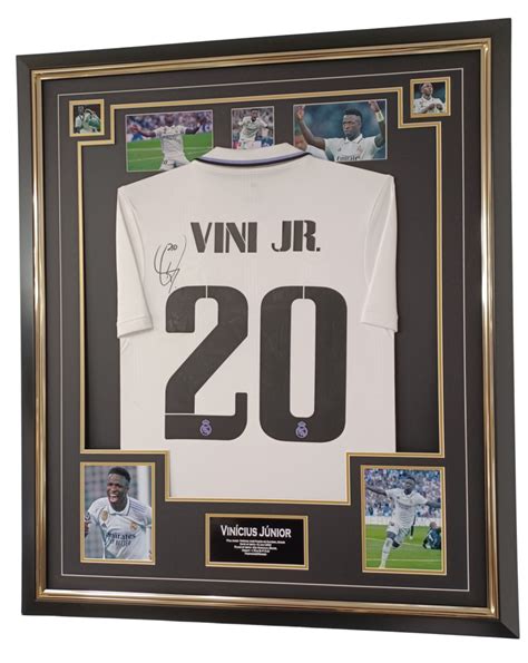 REAL MADRID Star Vinicius Jr VINI JR Signed Shirt – Signed Memorabila Shop