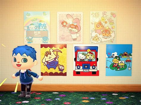 ACNH Exclusive Sanrio Posters Animal Crossing New Horizon | Etsy