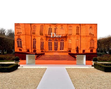 bureau betak tranforms musee rodin gardens for dior paris show