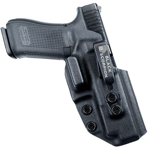 Glock 47 MOS IWB Belt Wing Tuckable Holster - Black Scorpion Gear