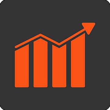 Trend Icon Bar Chart Visualization Sales Vector, Bar Chart ...