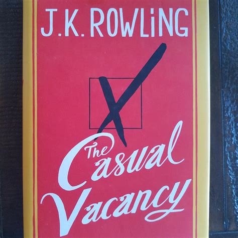 The Casual Vacancy by J.K. Rowling Hardback novel... - Depop