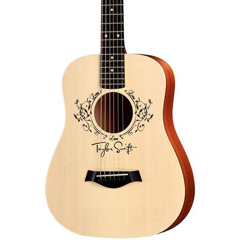 Taylor Taylor Swift Signature Baby Acoustic Guitar Natural 3/4 Size Dreadnought | Guitar Center