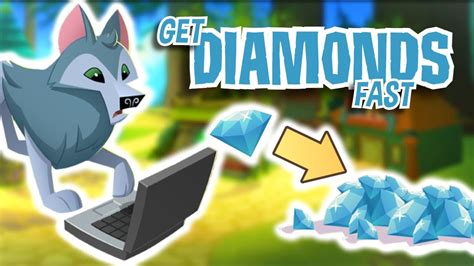 How To Get Diamonds FAST | Animal Jam Classic | - YouTube