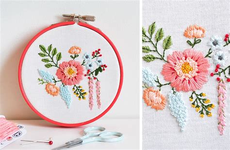 10 Gardening Inspired Embroidery Patterns