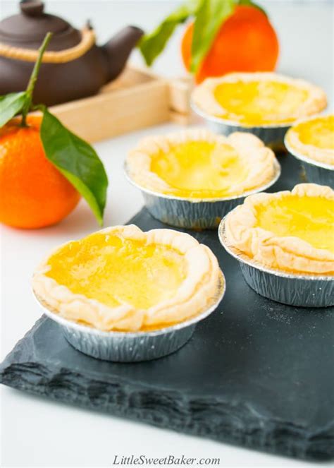 Chinese Egg Tarts - Little Sweet Baker