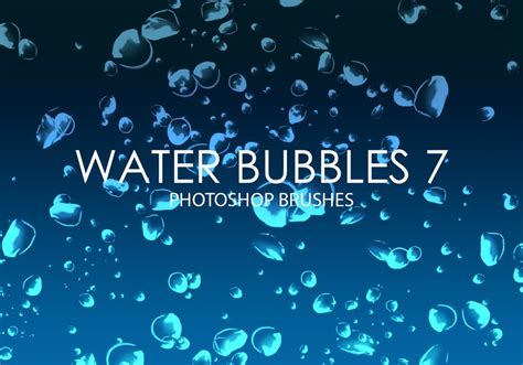 Free Water Bubbles Photoshop Brushes 7 - Nature Photoshop Brushes ...