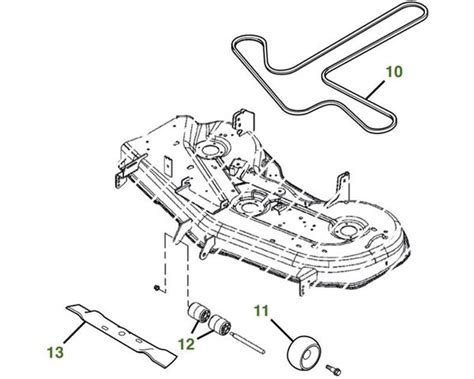 John Deere 54 In Deck Belt Diagram