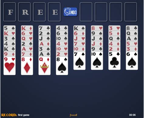 Carta Blanca - Jugar juegos de Cartas Solitario FreeCell Online Gratís!