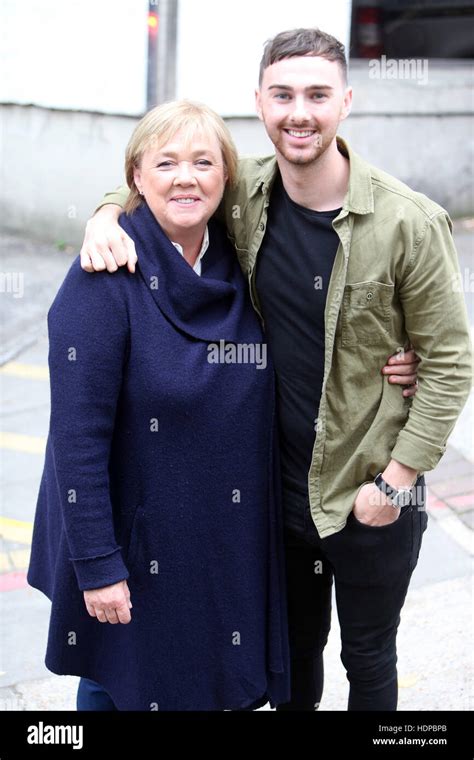 Pauline Quirke and her son Charlie outside ITV Studios Featuring: Pauline Quirke, Charlie Quirke ...