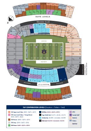 Jordan Hare Stadium Interactive Seating Chart | Cabinets Matttroy