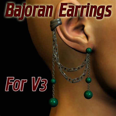 Bajoran Earrings for V3 by mylochka on DeviantArt