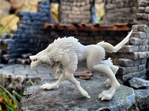 Warg Miniature RPG Minis DND D&D RPG Tabletop Gaming - Etsy