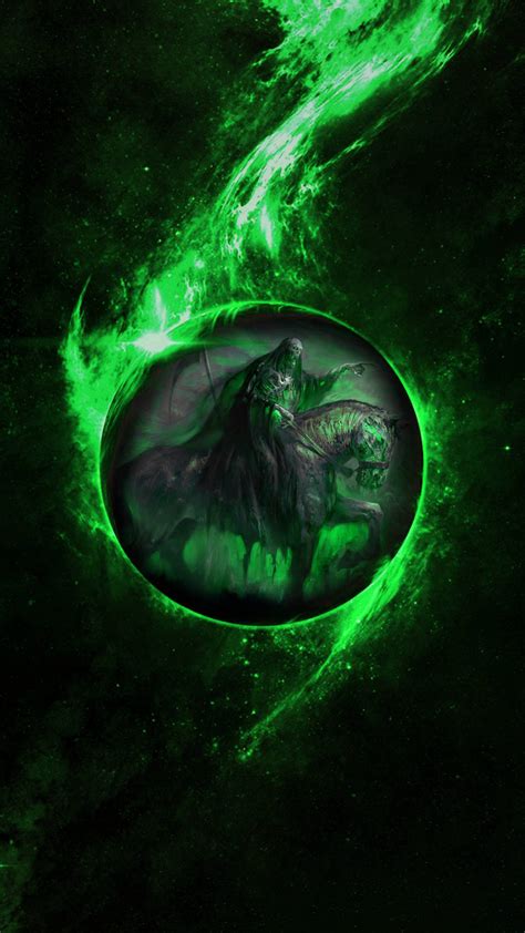 Download Magical Green Death Knight Wallpaper | Wallpapers.com