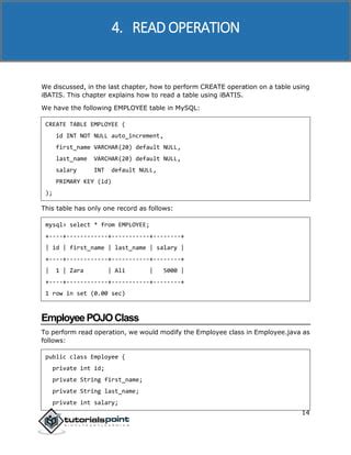 Ibatis tutorial | PDF