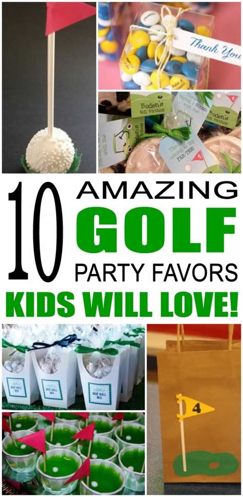 Golf Party Favor Ideas - Kid Bam | Golf party favors, Golf theme party, Golf party