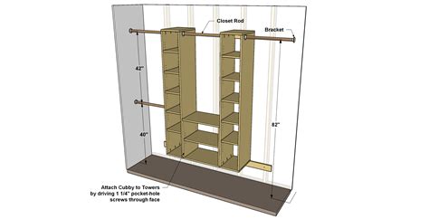 Standard Closet Dimensions | Dandk Organizer