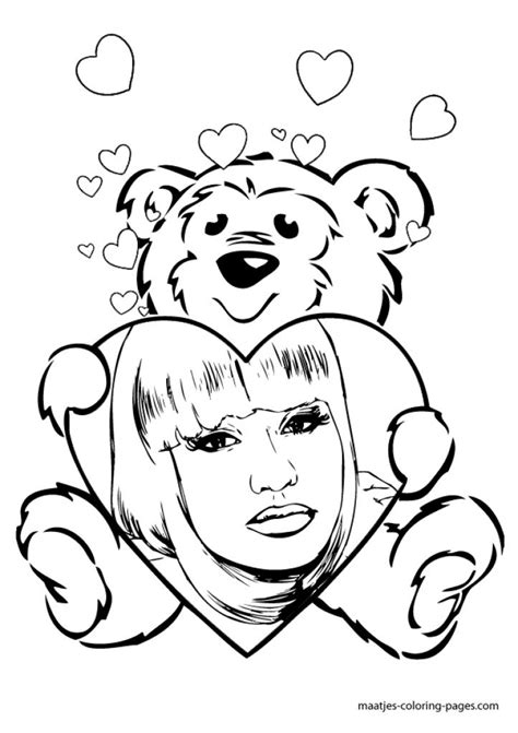 Nicki Minaj Coloring Pages - Coloring Home