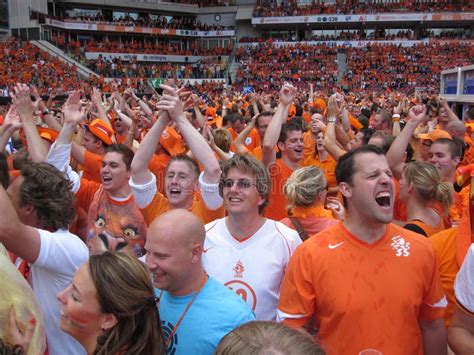 Dutch Soccer Fans editorial photography. Image of netherlands - 14965902