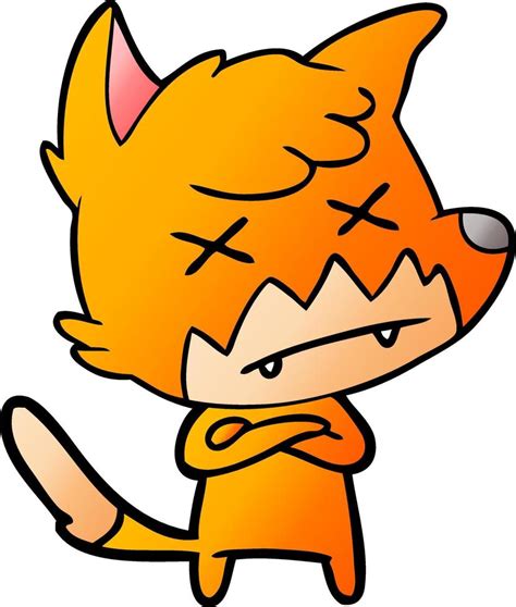 cartoon dead fox 12429009 Vector Art at Vecteezy