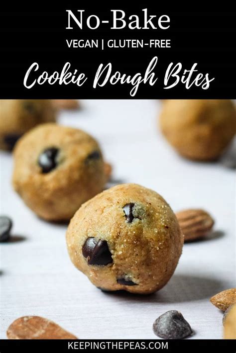 Vegan Cookie Dough Balls | Paleo and Gluten-Free - Keeping the Peas