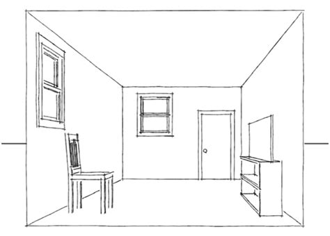 Drawing a One-Point Perspective Room Tutorial | Craftsy