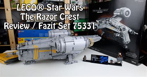 Review/Fazit LEGO UCS Razor Crest (Star Wars Set 75331) | Klemmbausteinlyrik – LEGO® aus ...