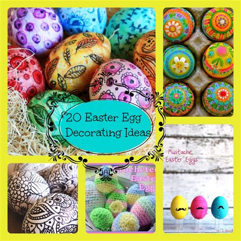 Easter Egg Ideas-20 Great Egg Decorating Ideas - Close To Home