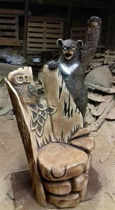 Chair. #woodcarvings | Chair design wooden, Wooden chair, Wood carving art