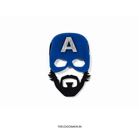 Captain America 3D Car/Bike Sticker – The Logo Man