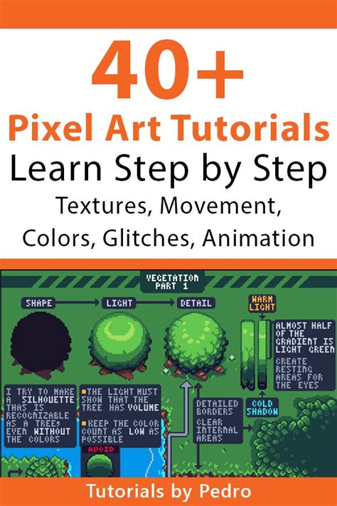 40+ Pixel Art Tutorials | Pixel art tutorial, Pixel art, Pixel art design