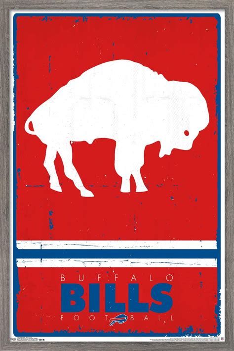 NFL Buffalo Bills - Retro Logo 15 Poster - Walmart.com - Walmart.com