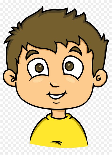 Smiling Face Of A Child - Face Boy Cartoon - Free Transparent PNG ...