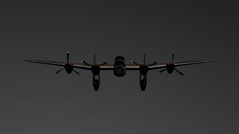 Avro Lancaster Front by HartleyCG on DeviantArt